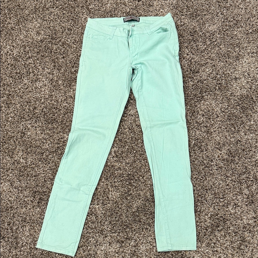 Mint Green Skinny Jeans